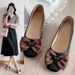 2025 Spring/Summer New Low-Heel European And American Style Shallow Fairy-Like Mom Shoes With Bowknot, Korean Version_vogvips.com