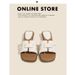 Elegant Mary Jane Shoes For Women - Genuine Leather Ballet Flats With Bowknot & Hidden Heel, Vintage French Style, Comfortable Round Toe Shoes_vogvips.com