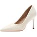 Women's Shoes High Heels Women's Pointed Stilettos Xiuhe Shoes Classic Style Elegant Basics Casual Business Wedding Party Large Size Bridal Shoes_vogvips.com