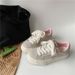Versatile White Sneakers Women, Trendy Soft Shoes, 2025 New Spring Model, Thick Sole Casual Sports Bread Shoes For_vogvips.com
