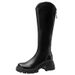 Martin For Women, New Spring And Autumn Slim Over-the-Knee Mid-Calf High Boots, Petite Long Boots_vogvips.com