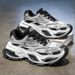 Spring Men's Shoes New Breathable Shoes Men's Sports Shoes Trend Versatile Thick Sole Heightening Casual Running Dad Shoes_vogvips.com
