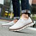 Fashionable Lightweight Leather Casual Shoes All Seasons Durable Walk Resistant Work Antiskid Comfortable Flat Shoes For Men_vogvips.com