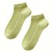 7 Pairs Of Summer Solid Color Mesh Fresh Korean Version Women's Macaron Candy Colored Short Socks_vogvips.com