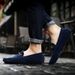 Spring Summer 5088 Hot Korean Style Large Size Loafers Casual Genuine Leather Handmade Lazy Slip-On Men's Shoes_vogvips.com