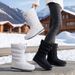 New Northeast Thickened Women's Warm Mid-Calf Winter Snow Boots Non-Slip Casual Cotton Shoes_vogvips.com