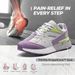 FitVille Extra Women's Walking Shoes Wide Width Lightweight Sneakers For Flat Foot Plantar Fasciitis Heel Pain Relief_vogvips.com