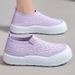 Shoes, Women's Versatile And Fashionable, Single Shoe, Soft Surface, Thick Sole, Polyurethane, Comfortable, Mom's Shoes,_vogvips.com