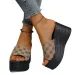 Sandals Women Slippers Wedges Summer Slides Shock Absorption Casual Leisure Waterproof Lightweight Arch Support Luxury_vogvips.com