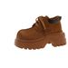 2025 British Style Women's Leather Shoes 2025 Autumn New Fashion Versatile Thick Sole Height Increasing Big Toe Casual_vogvips.com