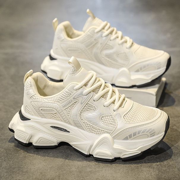 Sunshine New Dad Trendy Versatile Sports Breathable Mesh Student Men's Shoes_vogvips.com