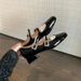 2026 Spring New Mary Jane With Chunky Toe, High Heel, Square Buckle, Rhinestone, Patent Leather Women's Shoes_vogvips.com