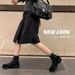 2025 Autumn New Korean Style Niche Ballet Color Block Stretch For Women Thick Sole Casual Slimming Sock Boots_vogvips.com