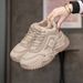 Middle Help Little White Shoes Female Students Platform Versatile Casual Sports Board Shoes_vogvips.com