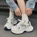 Hot-Selling Mesh Breathable Dad Women, Ins 2023 New Summer Versatile Thick-Soled Student Casual Sports Shoes For Women_vogvips.com