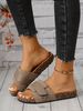 Women's Fashion Slippers Waterproof Non-Slip Thick Sole Wear-Resistant Soft Sole Comfortable Home Outdoor Daily Slip-On Slippers_vogvips.com