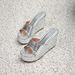 Women's Platform Wedge Sandals Patent Leather Silver New Summer E-commerce Shoes_vogvips.com