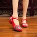 Women’s Shoes Summer New Embroidered Cloth Shoes Ethnic Style Cowhide Soles Heightened Square Dance Spring And Autumn Women's Single Shoes_vogvips.com