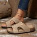 Women's Summer Open Toe Wedge Sandals Comfortable Plus Size Beach Sandals New Style_vogvips.com