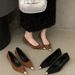 French Temperament Kitten Heel Pointed Leopard Print High Heels Women's Shoes Small Fragrant Style Skirt Shoes_vogvips.com
