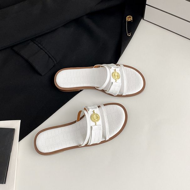 Plus Size Women's Flat Sandals Soft Soled Fashionable Outdoor Wear Shoes New Summer_vogvips.com