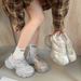 2025 Fashion Thick-Soled Casual Sneakers Mesh Breathable Spring Versatile Trendy Dad Shoes For Women New Model_vogvips.com