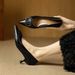 Comfortable Stiletto Slip-on Shoes 2026 Spring New French Style Soft Leather Square Buckle Pointed Toe Mid-heel Shallow Single Sho_vogvips.com