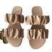 Summer Women's Handmade Flat Slippers European And American Style Pleated Sandals_vogvips.com