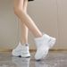 Shoes,Dad's Double Mesh Breathable Casual Sneakers,Women's Petite Height Increase_vogvips.com