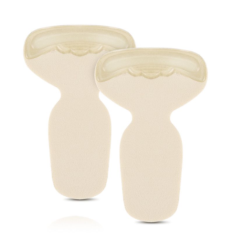 2-in-1 Adjustable Heel Grips – Silicone Anti-Slip Pads For Shoes (Black/Beige) | Fix Loose Fit & Prevent Blisters In Boots, Sneakers & Dress Shoes_vogvips.com