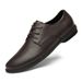 Euro Step Spring Groom Leather Wedding Youth Height Increasing Business Formal Handsome Matching Suit Brogue Men Shoes Black_vogvips.com