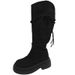 Brown Over-the-Knee Thick-Soled Long For Women 2025 New Spring And Autumn Melard Height Increasing Slimming Riding Boots_vogvips.com