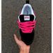 New American-style Storm Lightning Pink Color-block Chunky Sneakers For Men And Women, Retro Versatile Black Casual_vogvips.com