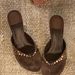 2025 New High-End European And American Style Rivet Toe Post Sandals Suede High Heel Slippers For Women Summer Outdoor_vogvips.com