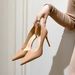 Genuine Leather High Heels 2024 New French Design Nude Color Pointed Toe Stiletto Comfortable Professional Single Shoes_vogvips.com