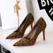 8353 European And American Velvet High Heels Women, Stiletto, Shallow Mouth, Pointed Toe, French Style Single Shoes,_vogvips.com