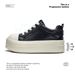 Small white shoes with thick soles men's and women's height-raising casual board shoes_vogvips.com