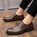 New Fashion Large Size Formal Oxford Men's Brogue Casual Leather British Mens Shoes_vogvips.com