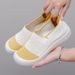 New Style Women's Mesh Slip-On Casual Walking Shoes Breathable Versatile Comfortable Flyknit Soft Sole Old Beijing Cloth Shoes_vogvips.com