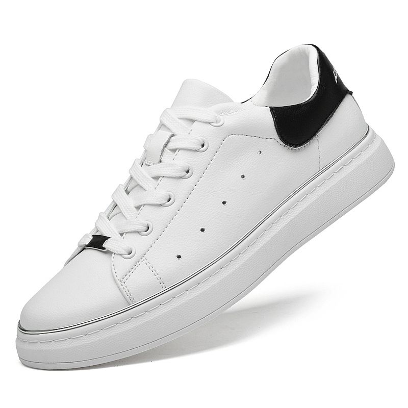 Shoes Platform Flat Baseplate Shoes, Men's Shoes Casual White Shoes_vogvips.com