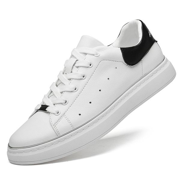 Shoes Platform Flat Baseplate Shoes, Men's Shoes Casual White Shoes_vogvips.com