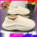 Fleece-Lined Slippers For Men, Autumn Winter, Warm Soft Sole, Indoor And Outdoor Waterproof Thickened Cotton Shoes_vogvips.com