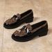 Cross Border Plus Size Versatile Leopard Print Color Block Thick Sole Single Shoes Spring Autumn New Breathable_vogvips.com
