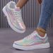 Baasploa Casual Leather Platform Sneakers For Women Classics Comfort Skateboarding Shoes Non-Slip_vogvips.com