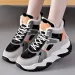Women Thick Soled Round Toe High Top Dad With Added Plush Warm Breathable Mesh Comfortable Elevated Sports Shoes_vogvips.com