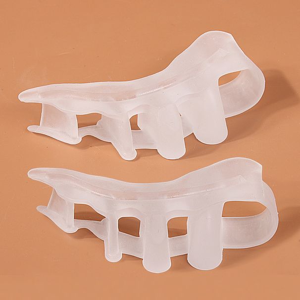 Soft Silicone Toe Separators For Overlapping Toes, Bunion Relief & Foot Pain - Breathable & Comfortable Toe Spacers For Men & Women_vogvips.com