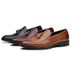 Men's British retro fringe casual shoes trend men's shoes_vogvips.com