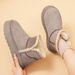 Versatile Winter Fleece Lined Thickened Slip-On Snow Comfortable Casual Shoes Women's Cotton Boots_vogvips.com