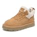 2023 Women's Snow Winter New Plush Fashion Warm Short Boots Internet Celebrity Trend Thick Sole Height Increasing Cotton_vogvips.com