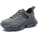 Spring New Breathable Mesh Men's Versatile Height Increasing Sports And Leisure Running Dad Trendy Shoes_vogvips.com